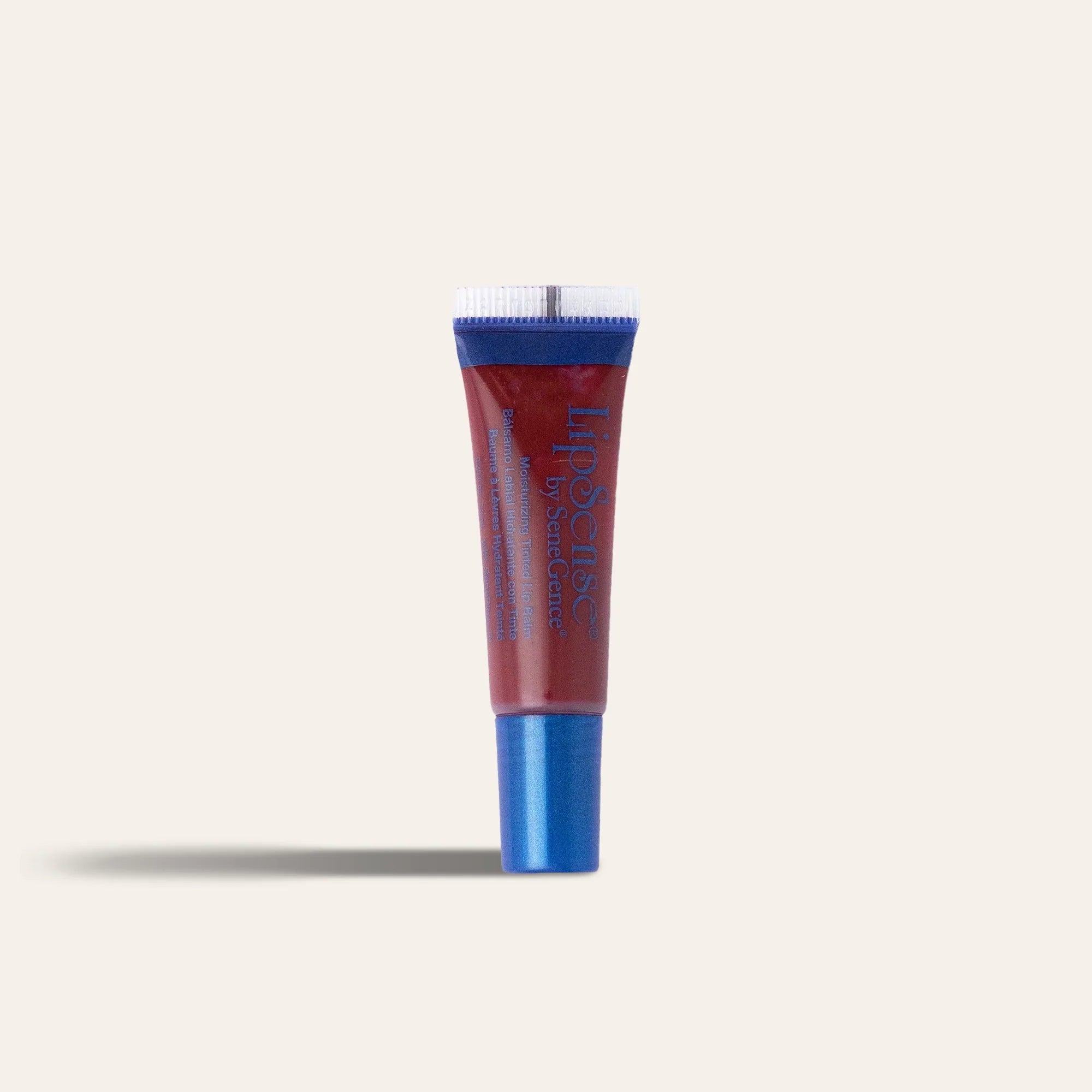 LipSense Moisturizing Lip Balm shade Barely Berry.